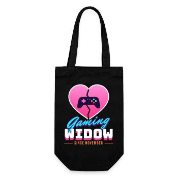 Gaming Widow - Geschenkbeutel für Flaschen - Schwarz - Vorne