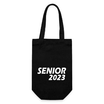 Senior 2023 - Geschenkbeutel für Flaschen - Schwarz - Vorne