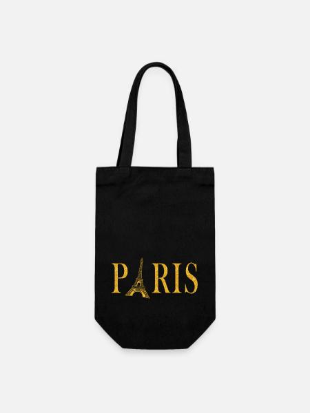 Paris Graphique - Sac à bouteille - noir