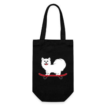 funny animals plants fruit vegetables children's motifs - Gift Bag for Bottles - black - Front