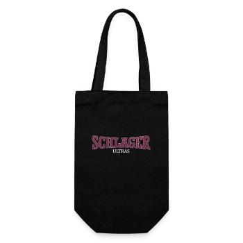 I love German Schlager - Ultra - Gift - Gift Bag for Bottles - black - Front