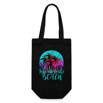 L’été, Emmène-moi à la plage - Sac à bouteille - noir - Devant
