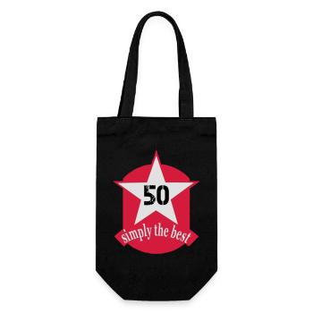 birthday - Gift Bag for Bottles - black - Front