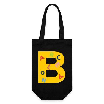Barcelona T-Shirt - Gift Bag for Bottles - black - Front