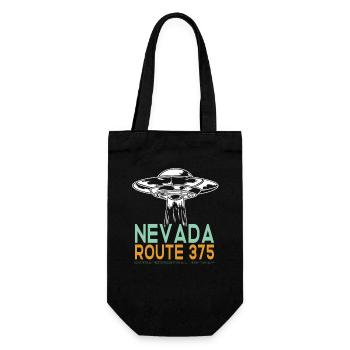 UFO - Nevada Route 375 - Geschenkbeutel für Flaschen - Schwarz - Vorne