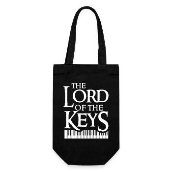 Piano - The Lord Of The Keys Shirt - Gift Bag for Bottles - black - Front