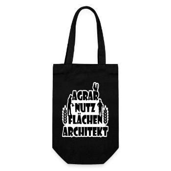 Agricultural land use architect synonymous with peasant - Gift Bag for Bottles - black - Front