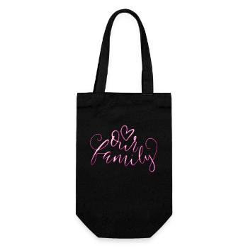 Our Family - Sac à bouteille - noir - Devant