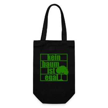 No tree does not matter Climate protection Climate change Forest - Gift Bag for Bottles - black - Front