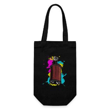 Bombe aérosol graffiti avec peintures en aérosol - Sac à bouteille - noir - Devant