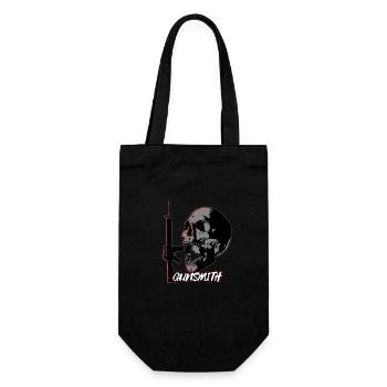 Conception de crâne d’armurier - Sac à bouteille - noir - Devant
