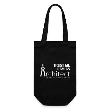 Architekt Inspiration Unisex T-Shirt - Geschenkbeutel für Flaschen - Schwarz - Vorne