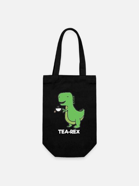 Dinosaurs - TEAREX - Gift Bag for Bottles - black