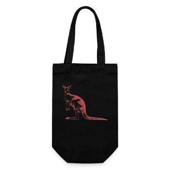 kangourou - Sac à bouteille - noir - Devant