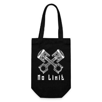 No Limit - Geschenkbeutel für Flaschen - Schwarz - Vorne