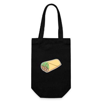 Conception d’autocollants Taco Wrap - Sac à bouteille - noir - Devant