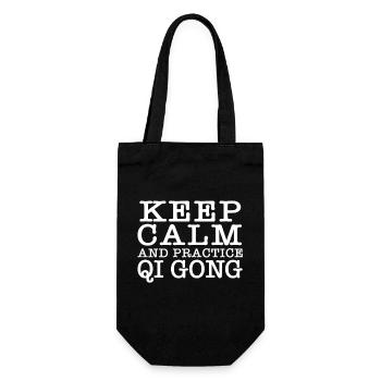 Chemise à motif de tranquillité Qi Gong - Sac à bouteille - noir - Devant