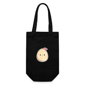 Weihnachten - Geschenkbeutel für Flaschen - Schwarz - Vorne