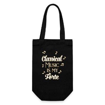 Classical music - Gift Bag for Bottles - black - Front