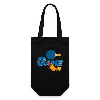Jeu sur la flamme du tennis de table - Sac à bouteille - noir - Devant