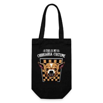 Chihuahua Costume Motif - Sac à bouteille - noir - Devant