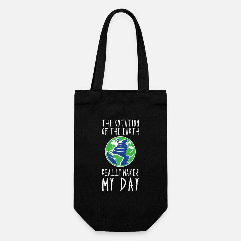 Lehrer Geographie Lehrer Geschenk - Geschenkbeutel für Flaschen - Schwarz