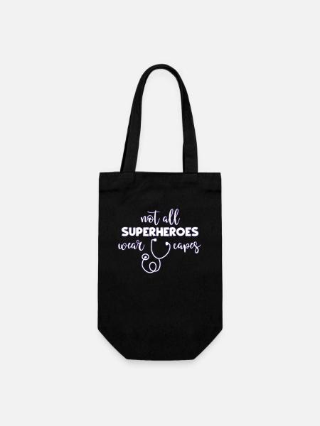 médecin - Sac à bouteille - noir