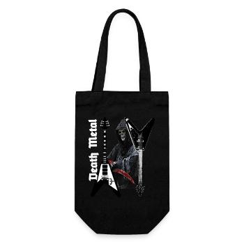 Musik Heavy Metal Black Metal deaht metal Skull - Geschenkbeutel für Flaschen - Schwarz - Vorne