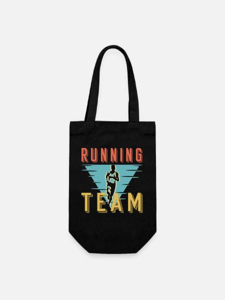 Graphique du Club de Sprint de l’équipe de course rétro - Sac à bouteille - noir