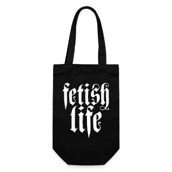 Fetisch Leben - Fetisch - Geschenkbeutel für Flaschen - Schwarz - Vorne
