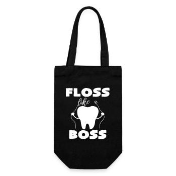 Flowed like a - Gift Bag for Bottles - black - Front