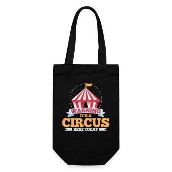 circus - Gift Bag for Bottles - black - Front