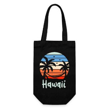 Hawaï Rétro - Sac à bouteille - noir - Devant