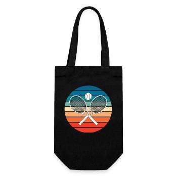 Tennis Crossed Tennis Raquettes Rétro - Sac à bouteille - noir - Devant