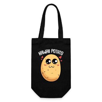 Cœurs de Patate Kawaii - Sac à bouteille - noir - Devant