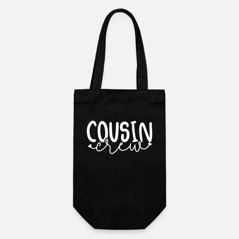 Cousin - Geschenkbeutel für Flaschen - Schwarz