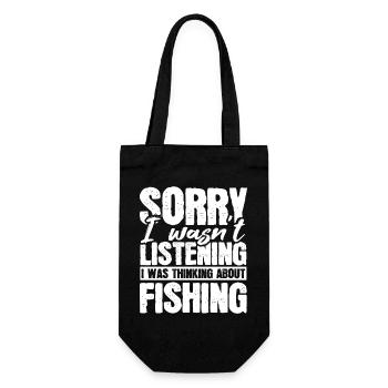 Pêche Pêcher Pêcheur - Sac à bouteille - noir - Devant