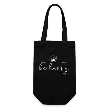 Yoga Pilates méditer - Sac à bouteille - noir - Devant