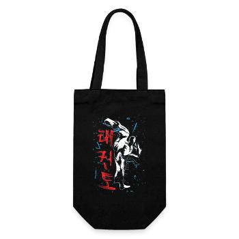 Cadeau de karaté coréen Taekwondo High Kick - Sac à bouteille - noir - Devant