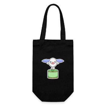 clown - Gift Bag for Bottles - black - Front
