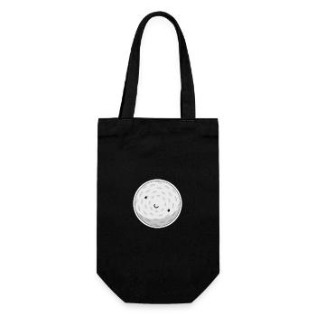Golf ball - Gift Bag for Bottles - black - Front