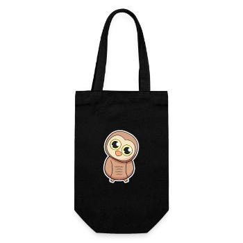 Hiboux - Sac à bouteille - noir - Devant