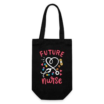 Formation des infirmières - Sac à bouteille - noir - Devant