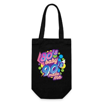 80s bébé des années 90 m'a fait 1980 1990 - Sac à bouteille - noir - Devant