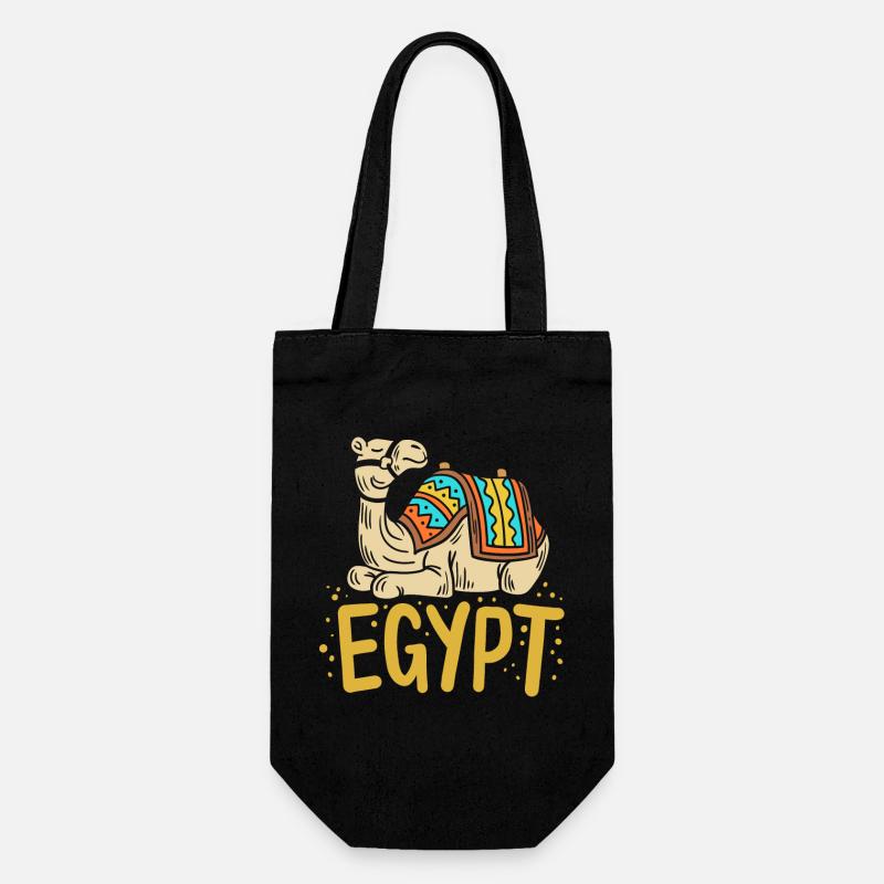 Ägypten Ägypter Kamel - Geschenkbeutel für Flaschen - Schwarz