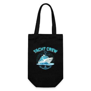 YACHT CREW - Geschenkbeutel für Flaschen - Schwarz - Vorne