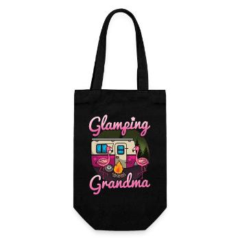 Glamping Camping - Sac à bouteille - noir - Devant