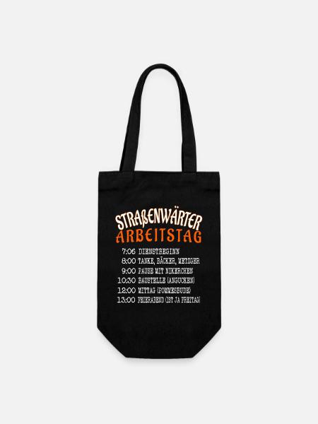 Straßenwärter Arbeitstag - Straßenmeisterei ÖD bl - Geschenkbeutel für Flaschen - Schwarz