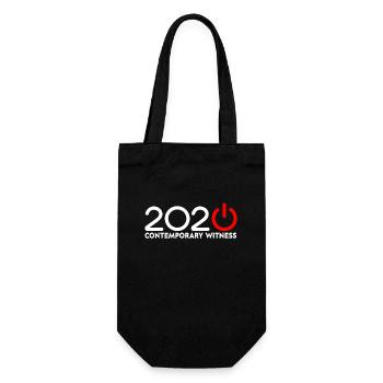 2020 Contemporary Witness Corona 2020 I Was Part - Gift Bag for Bottles - black - Front