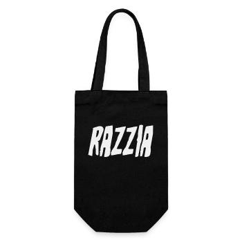 Einsatz und Kontrolle Razzia - Geschenkbeutel für Flaschen - Schwarz - Vorne